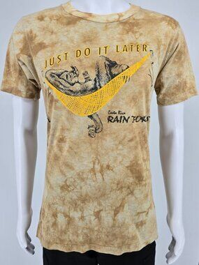 2010s Rana Tropic Costa Rica "Just Do It Later" Nike Swoosh Parody T-Shirt (S)